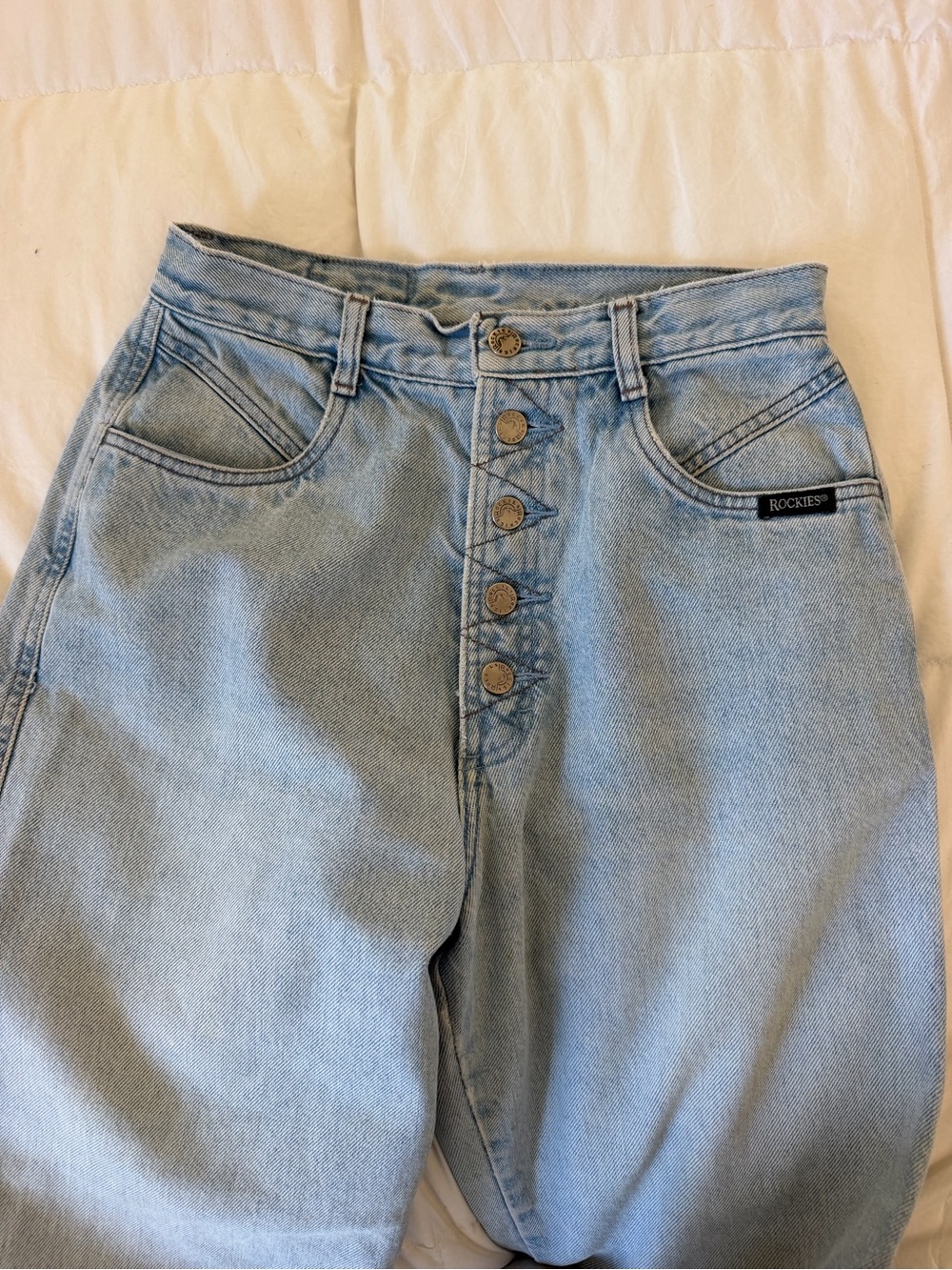 Vintage Rockies Light Blue Jeans